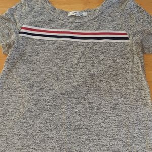 Purple Snow Woman Lg Tee